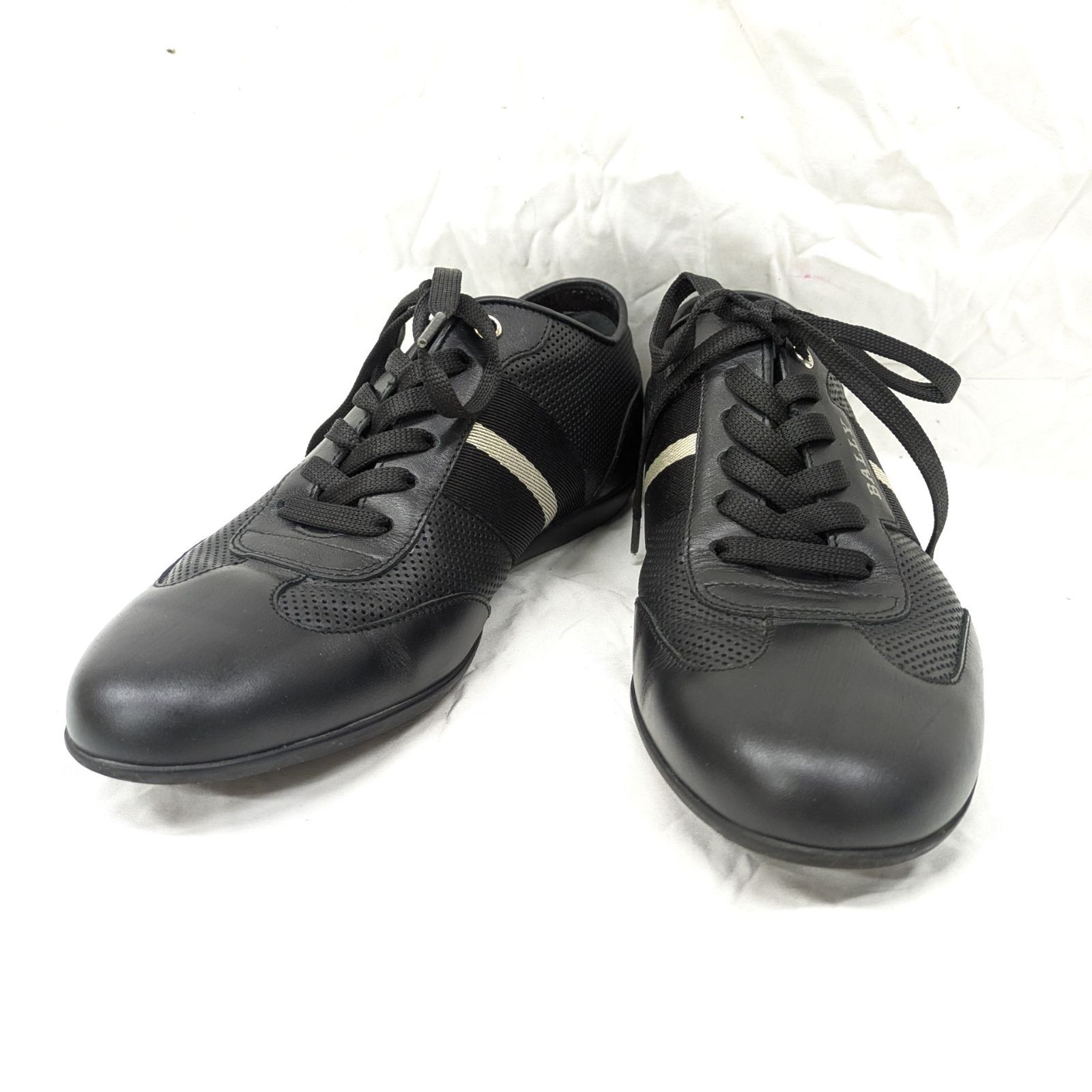 美品！BALLY/バリー レザー シューズ HARLAM-NEW-FO-U/500 BLACK
