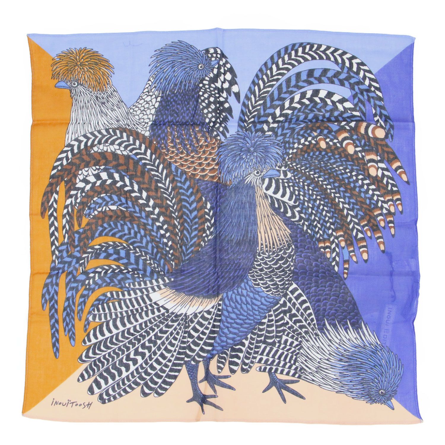 新品】INOUI EDITIONS イヌイエディションズ | クジャク柄 コットン