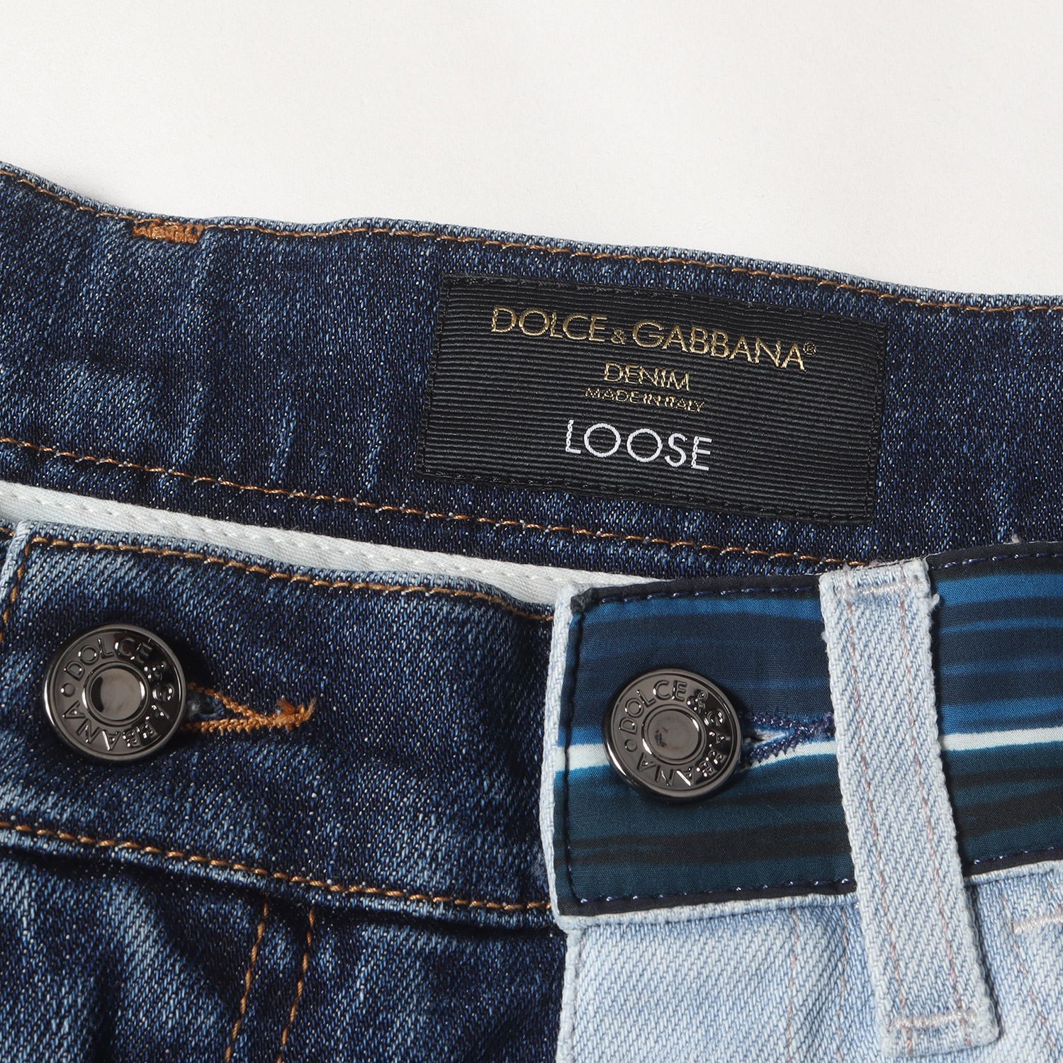 DOLCE&GABBANA ドルチェ&ガッバーナ パンツ インディゴ サイズ:46 | 再