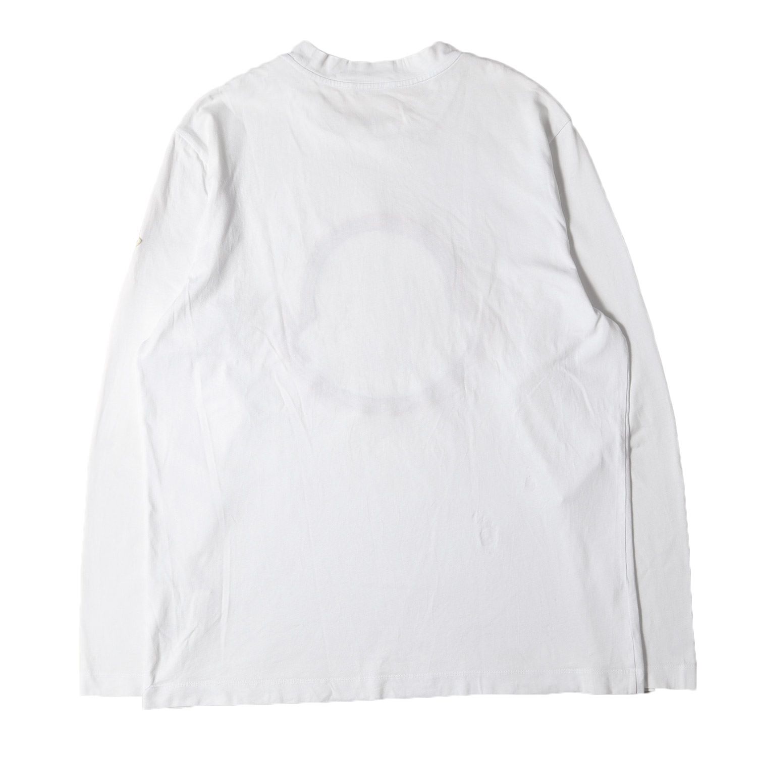 MONCLER モンクレール Tシャツ ホワイト 白 サイズ:XL | パッチロゴ