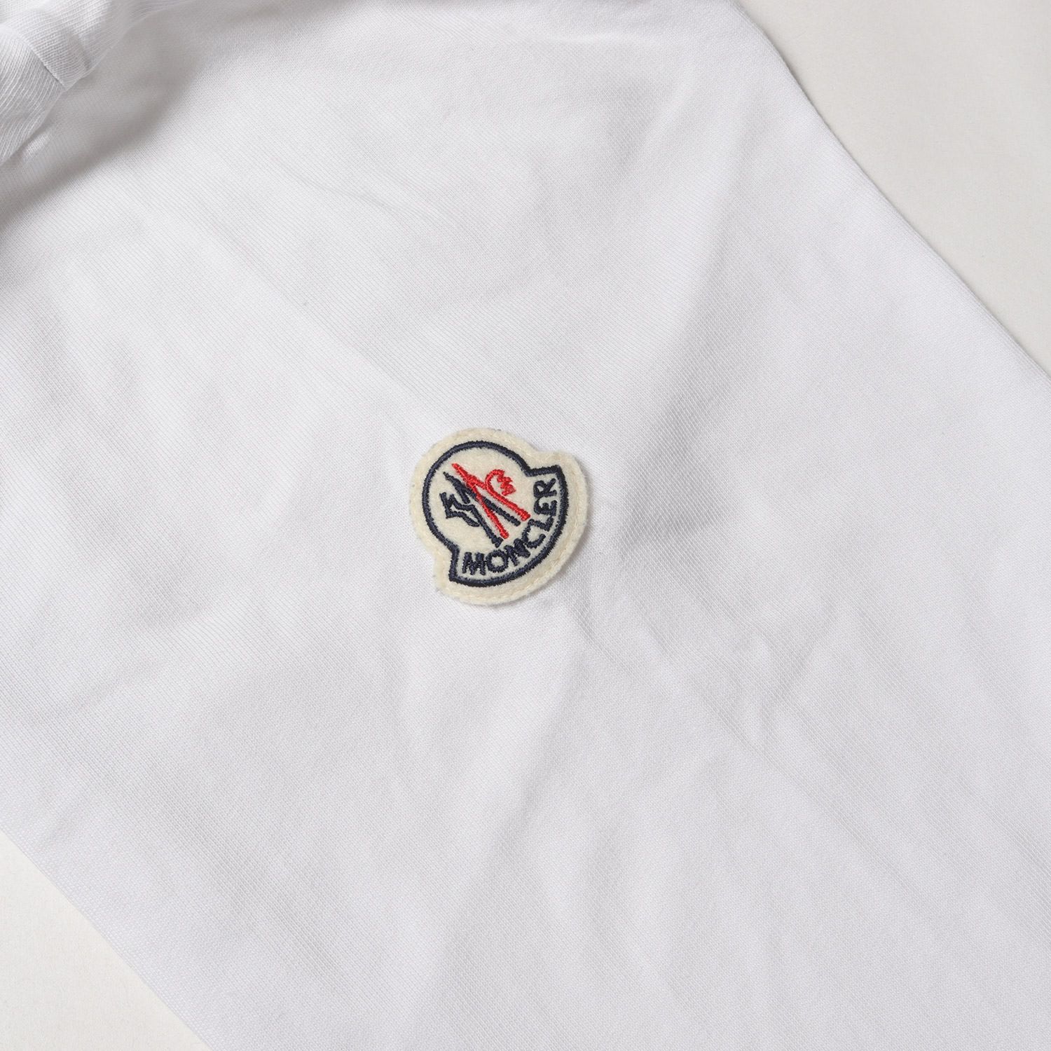 MONCLER モンクレール Tシャツ ホワイト 白 サイズ:XL | パッチロゴ 
