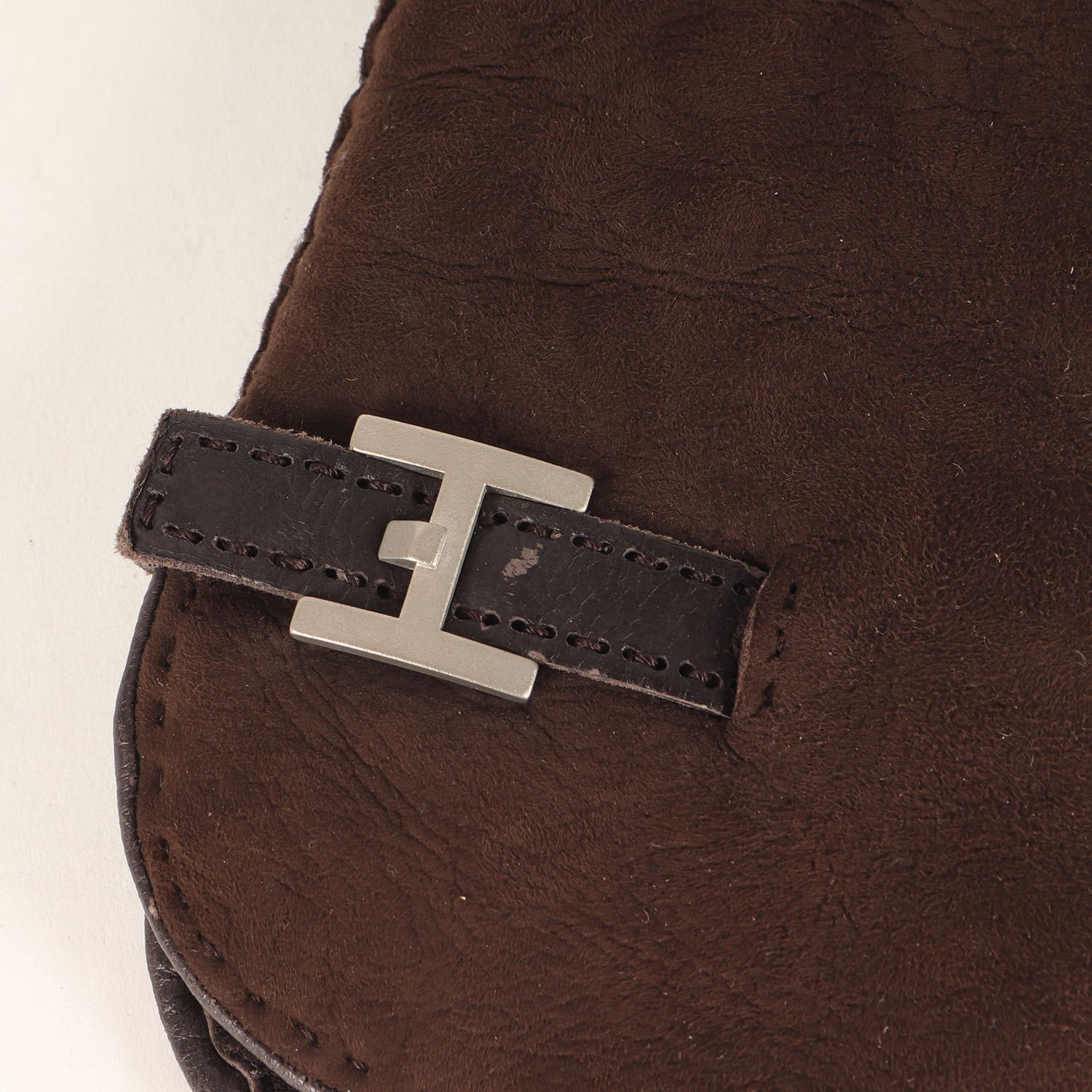 HERMES エルメス グローブ ブラウン サイズ:8 | Hロゴバックル