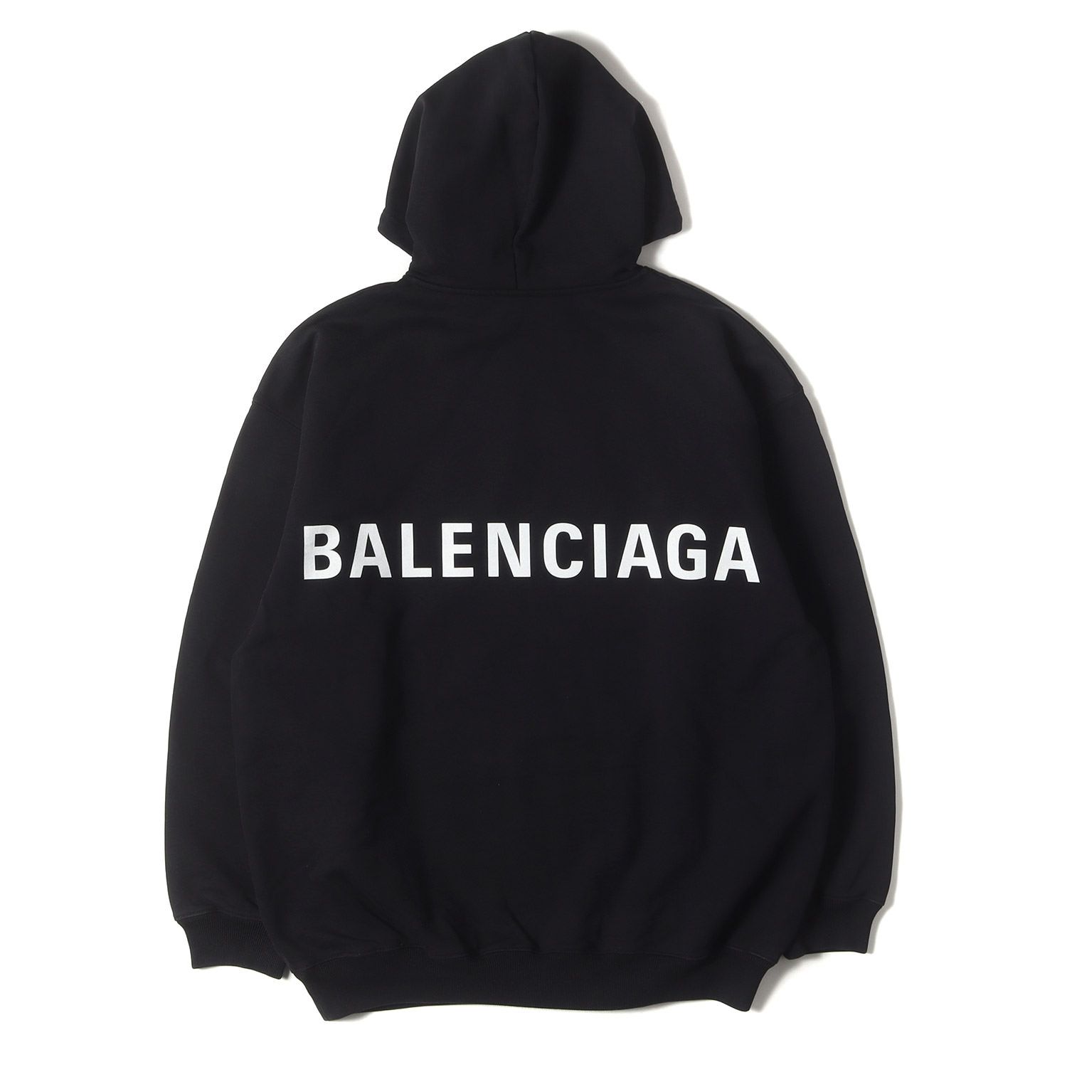 BALENCIAGA バレンシアガ パーカー ブラック 黒 サイズ:S BALENCIAGA バレンシアガ パーカー ブラック 黒 サイズ:S