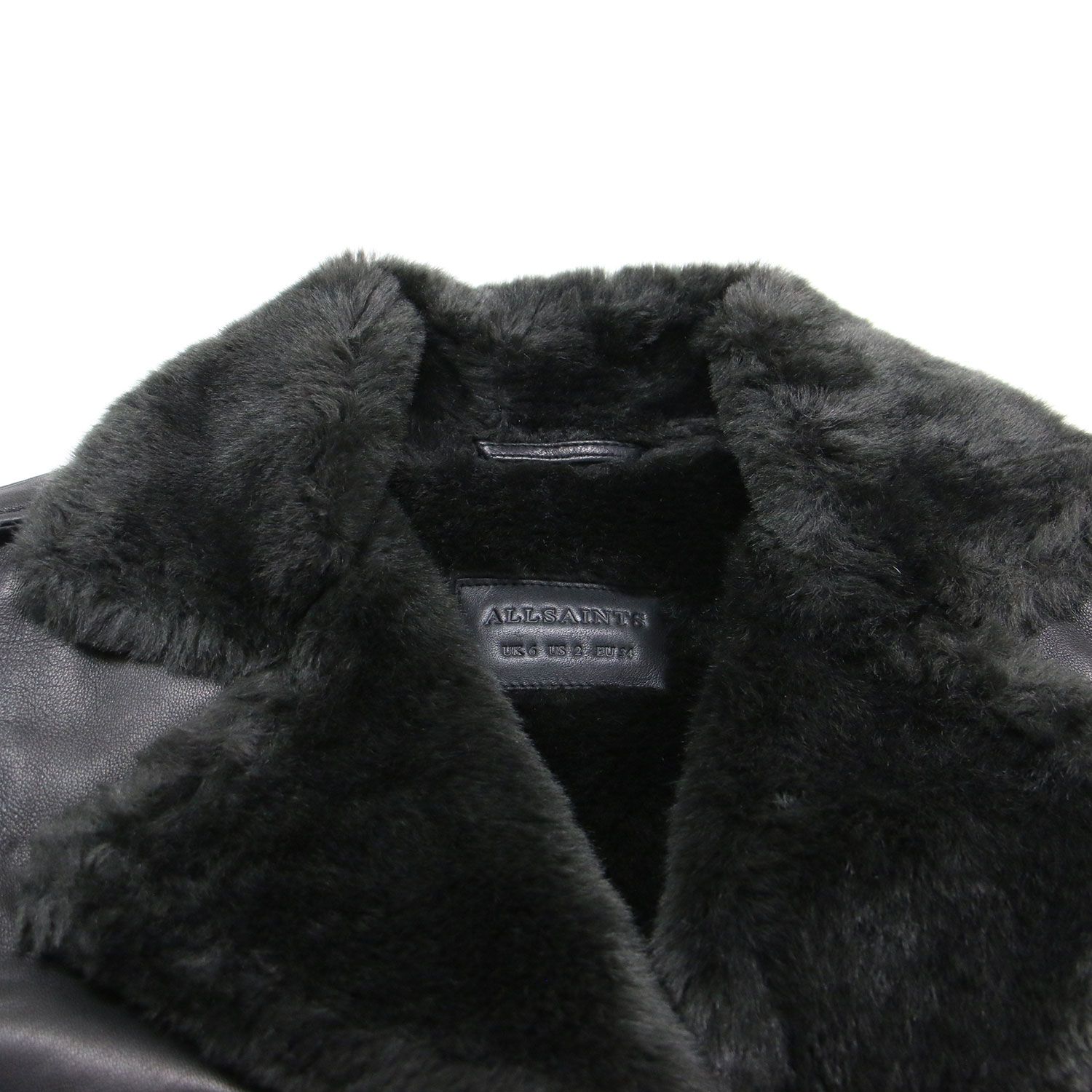 ALLSAINTS オールセインツ ジャケット ブラック 黒 サイズ:UK6(S