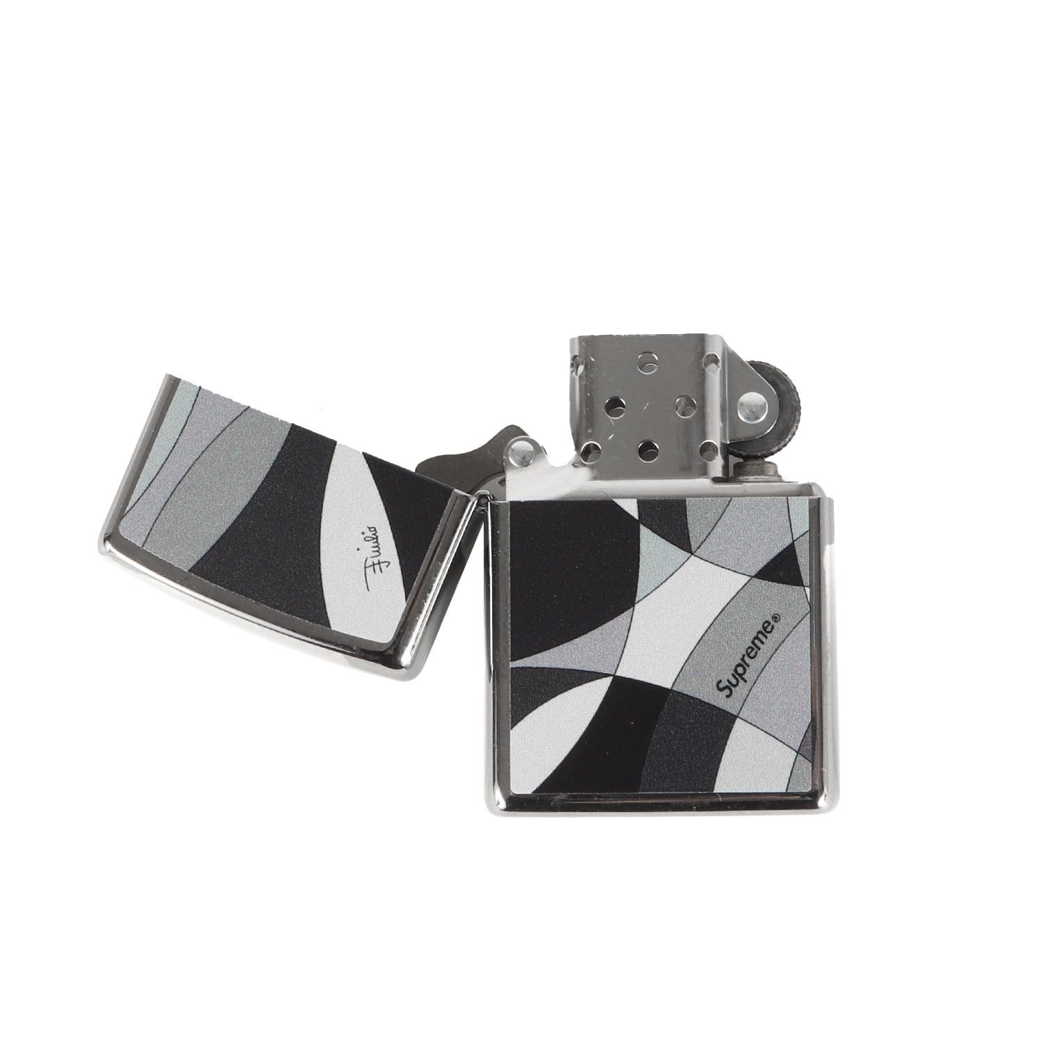 Supreme Emilio Pucci Zippo Black 【公式通販】