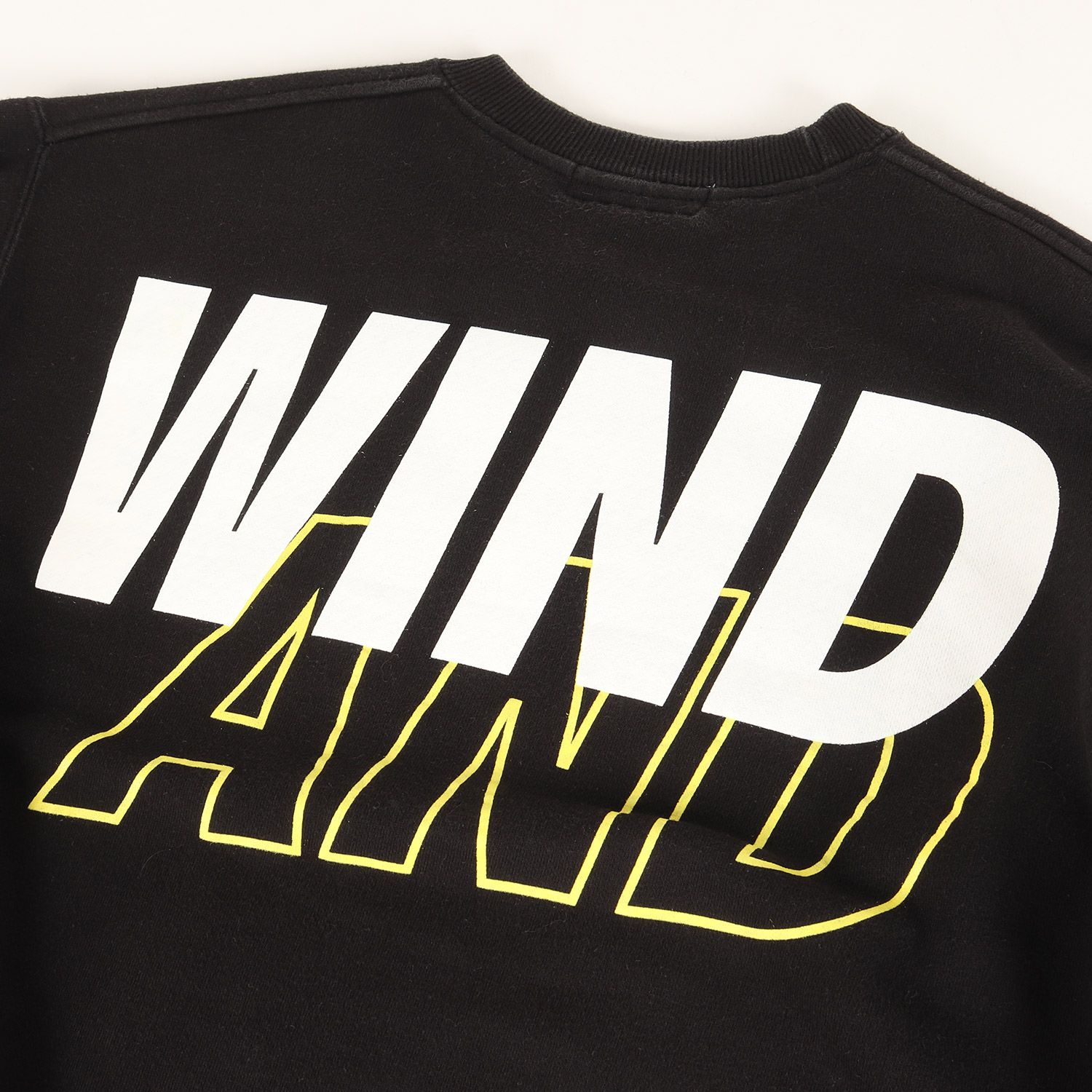 WIND AND SEA ウィンダンシー スウェット ブラック 黒 サイズ:L | ロゴ