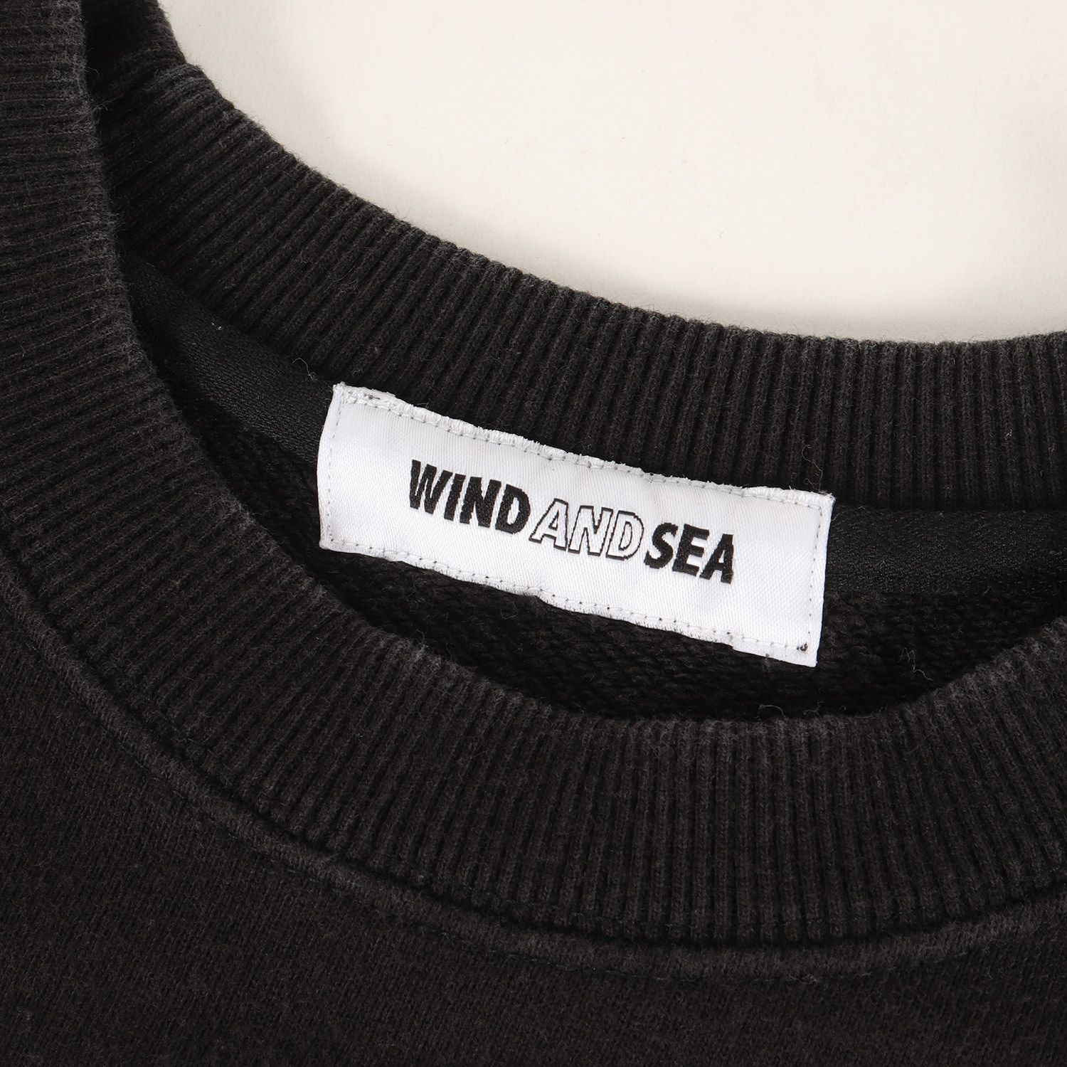 WIND AND SEA ウィンダンシー スウェット ブラック 黒 サイズ:L | ロゴ