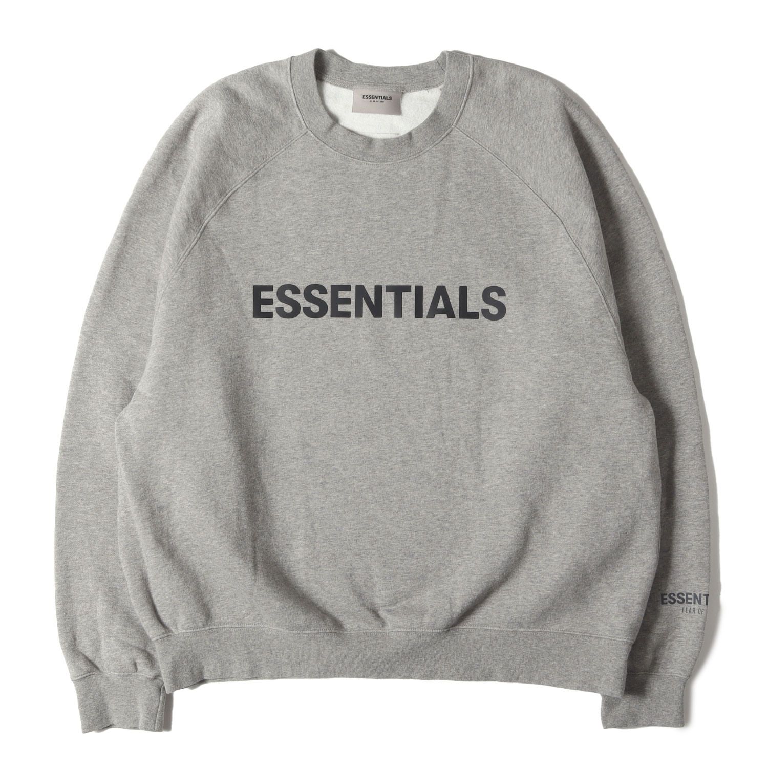 美品】FEAR OF GOD フィアオブゴッド スウェット ヘザーグレー系 