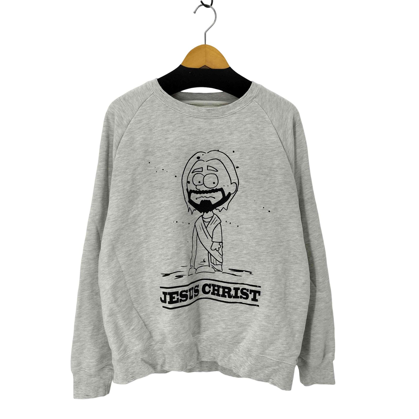 ユーズドフルギ USED古着 JESUS CHRIST ヴィンテージ加工 キャラクター 