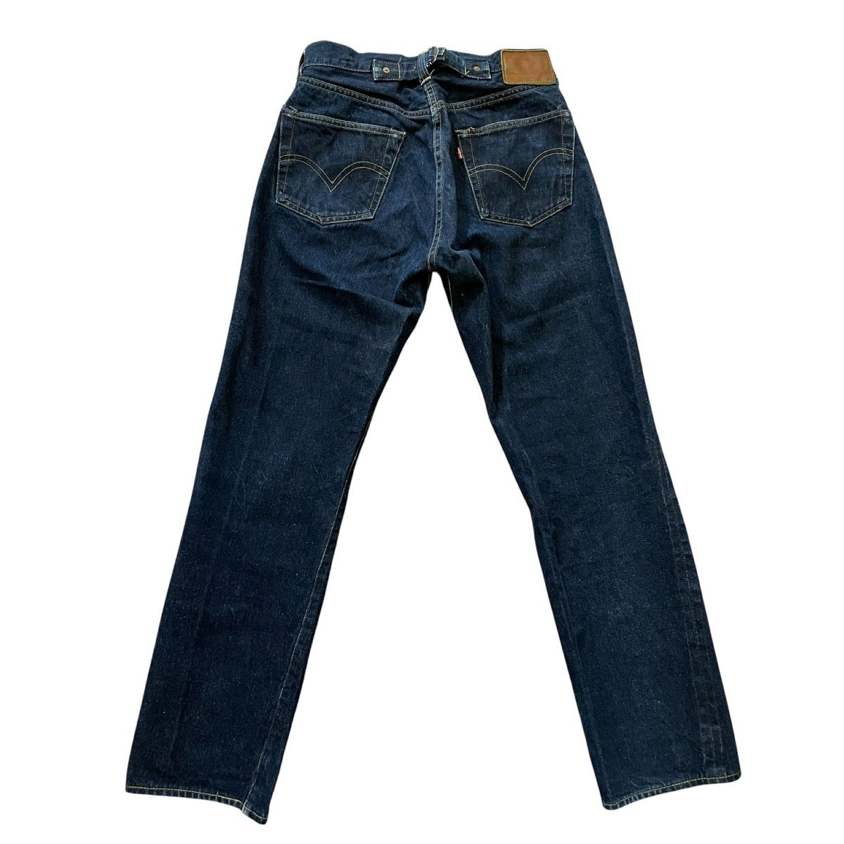Levi's デニム 201 USA製 セルビッチ シンチバック W32 555 Levi's リーバイス 201XX 555刻印 デニムパンツ W33 L36 ストレート