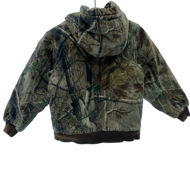 Carhartt アクティブジャケット フード フルジップ 迷彩 カモフラ
