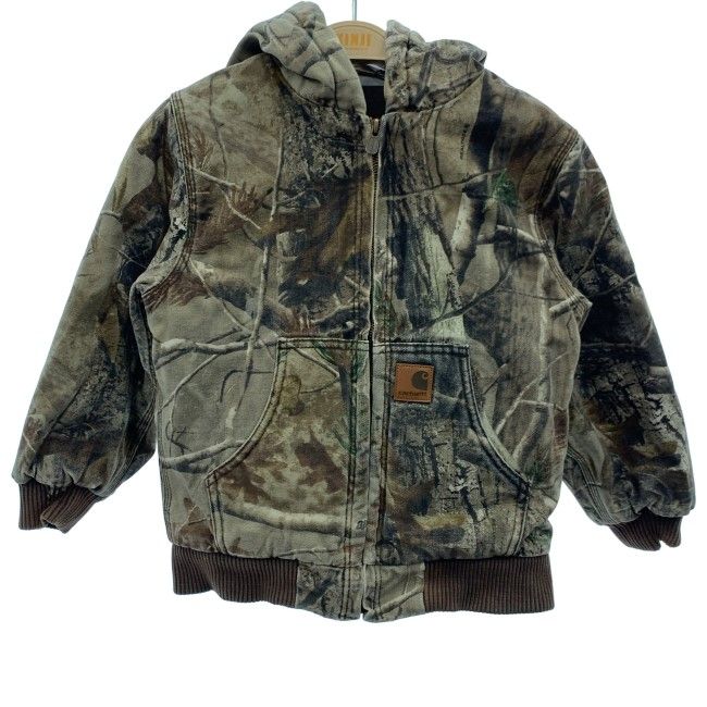 Carhartt アクティブジャケット フード フルジップ 迷彩 カモフラ