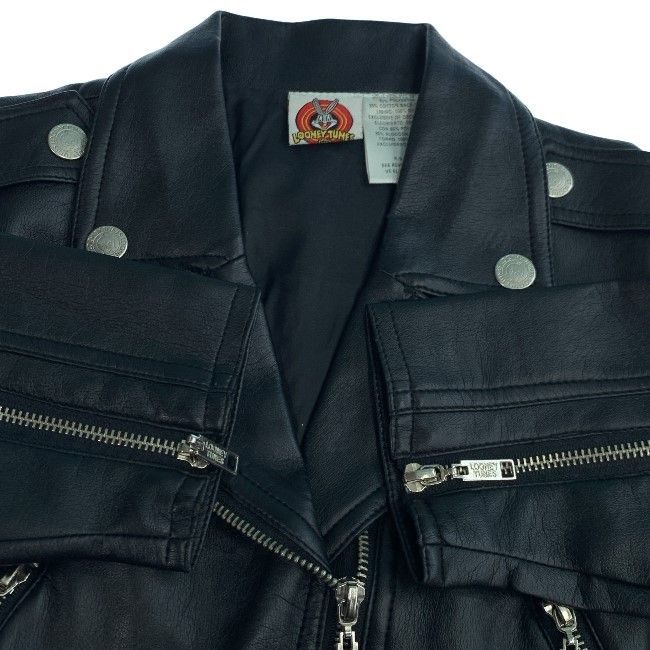 LOONEY TUNES レザージャケット ライダーズジャケット ルーニー