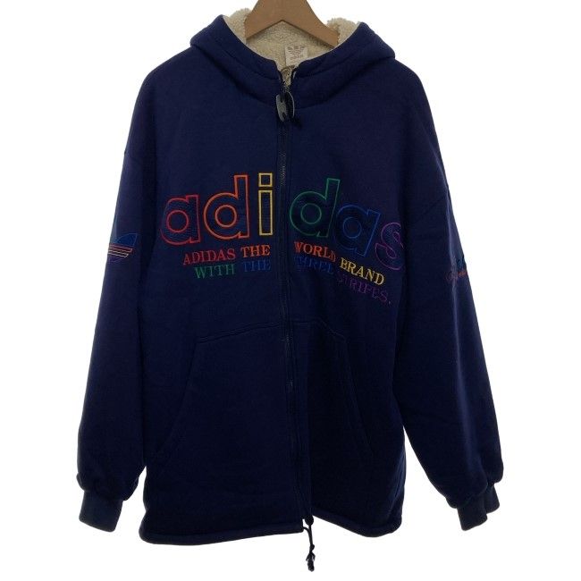 adidas ボアパーカー 90s vintage 90年代 OLD ジップアップパーカー