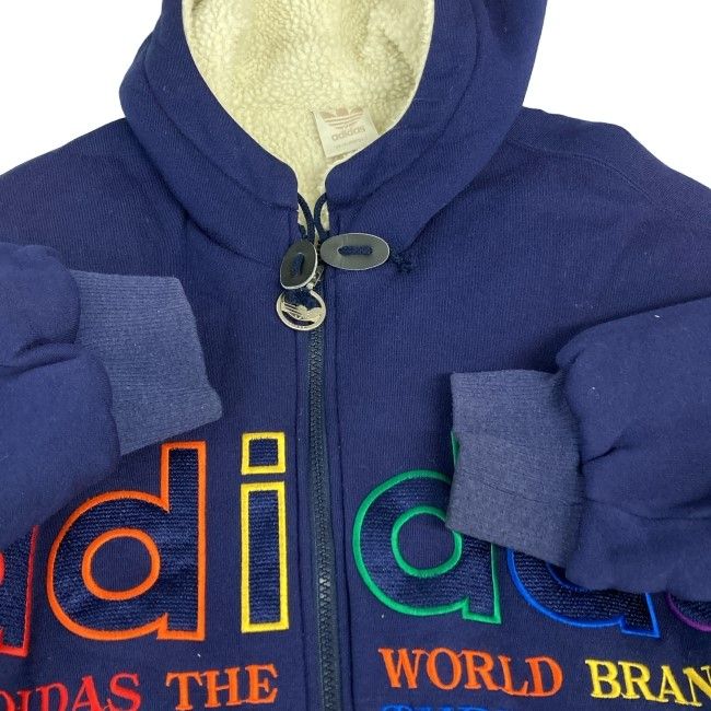 adidas ボアパーカー 90s vintage 90年代 OLD ジップアップパーカー