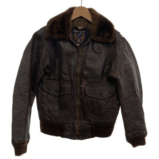 Antler フライトジャケット 70s vintage 70年代 OLD レザージャケット