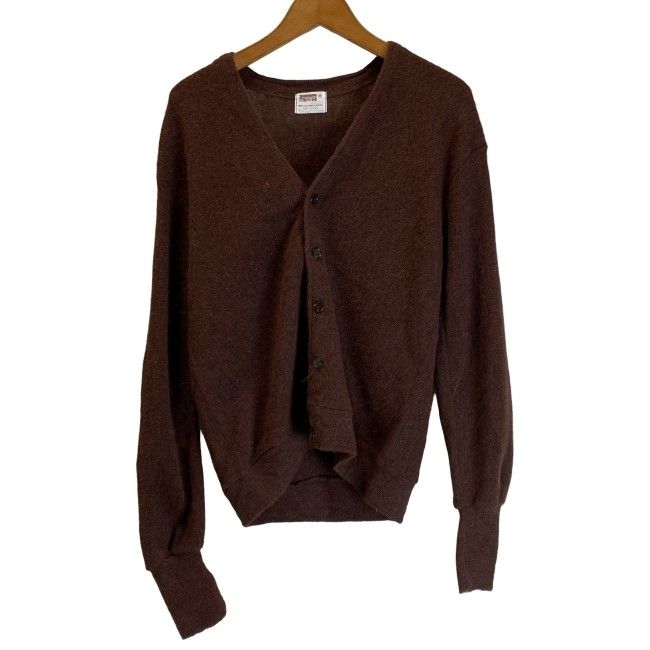 MONTGOMERY WARD ヴィンテージ　70s　カーディガン　ニット古着 MONTGOMERY WARD カーディガンセーター 70s vintage 70年代 OLD 長袖 V