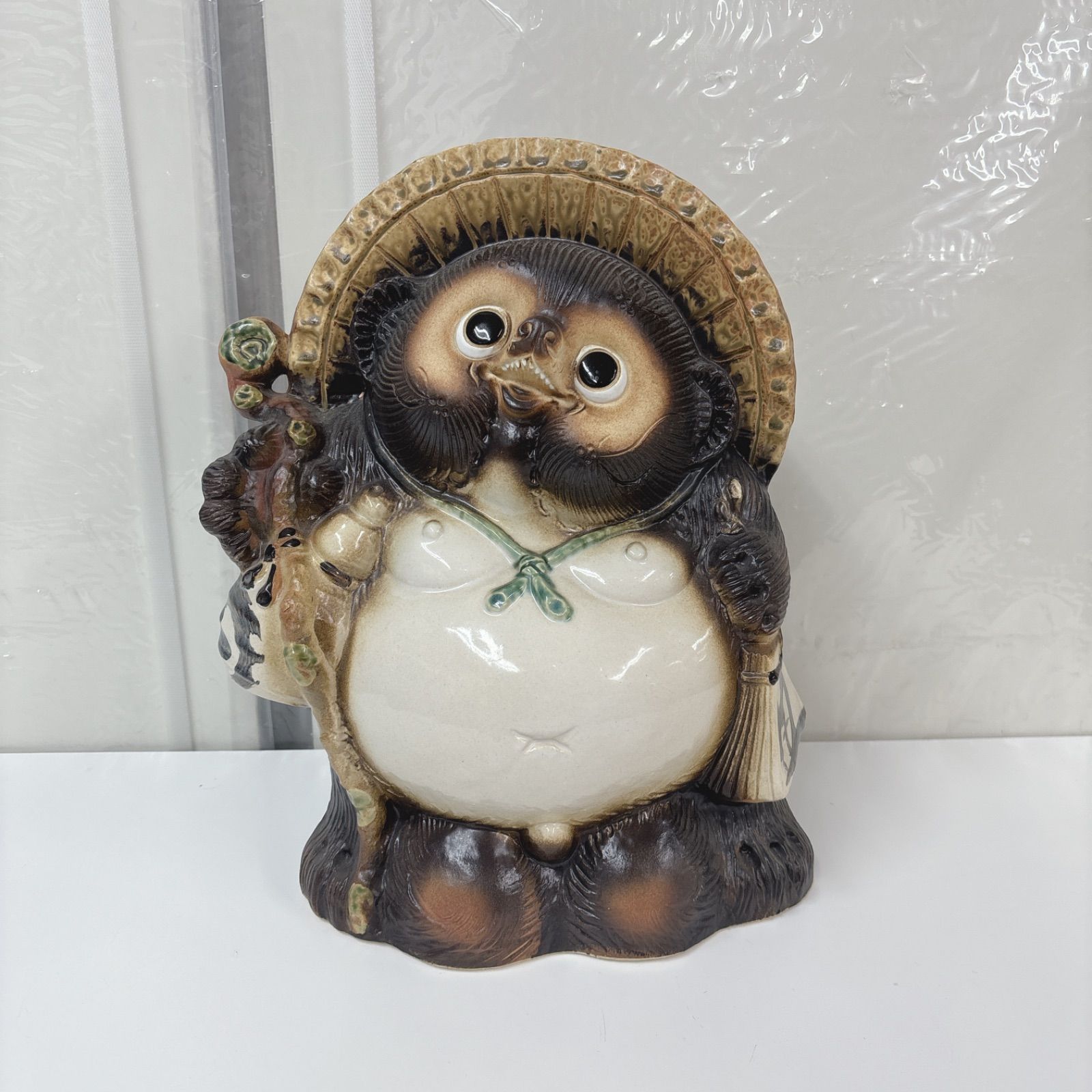 I471 ? 美品♪ 信楽焼 たぬきの置物 ⭐ クリーニング済 - メルカリ