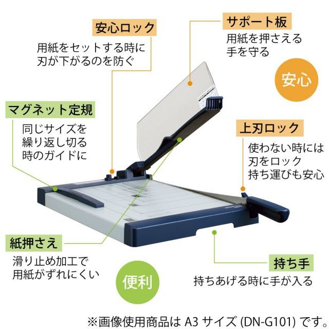 【送料無料】コクヨ(KOKUYO) 裁断機 ペーパーカッター 押し切り式 A4 裁断幅309mm PPC用紙10枚 DN-G103 コクヨ KOKUYO コクヨ ペーパーカッター DN-3 裁断機 A4 裁断機