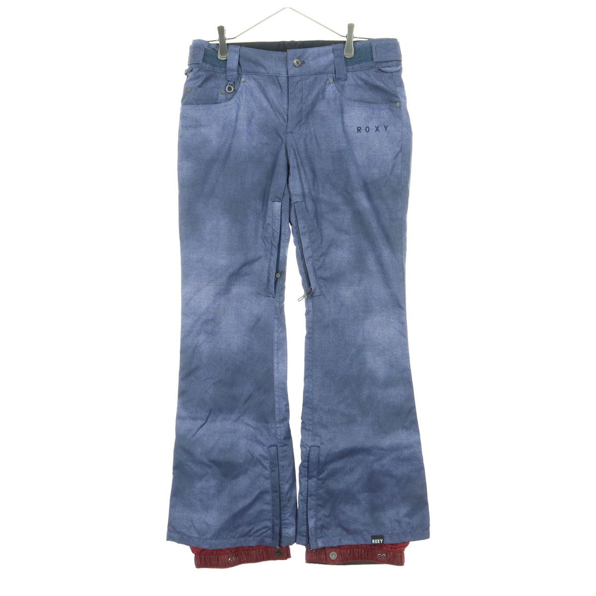 未使用 ROXY スノーウエアデニムパンツ 美品 ROXY ロキシー スノーボード ウェア パンツ S ブルー系