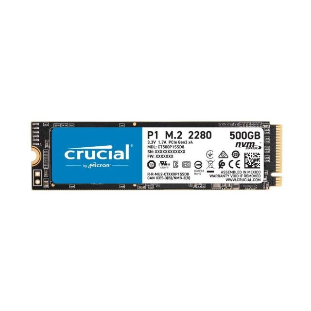 送料無料】Crucial(クルーシャル) P1シリーズ 500GB 3D NAND NVMe PCIe