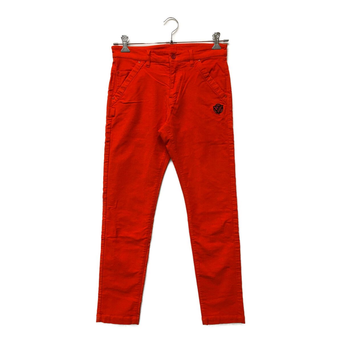 中古 メンズ パーリーゲイツ PEARLY GATES パンツ 3(S) 赤 レッド ロゴ