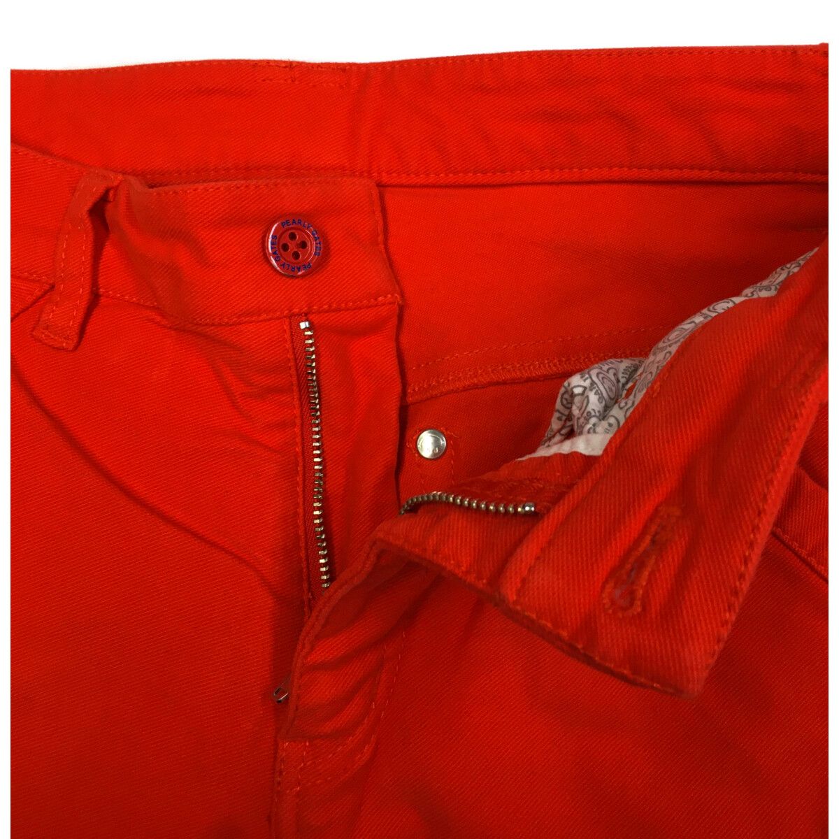 中古 メンズ パーリーゲイツ PEARLY GATES パンツ 3(S) 赤 レッド ロゴ