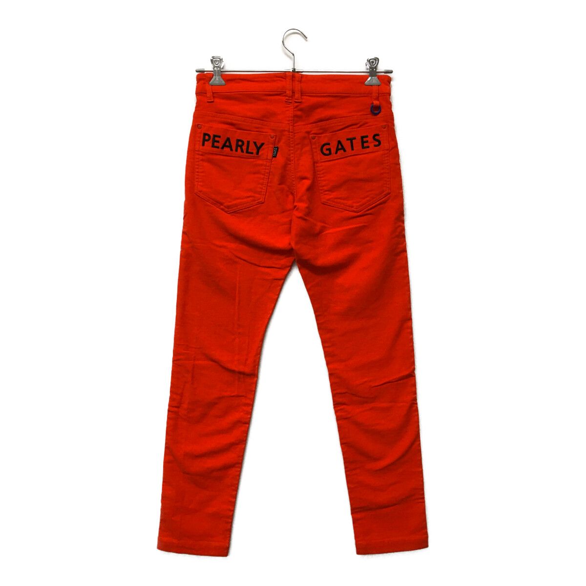 中古 メンズ パーリーゲイツ PEARLY GATES パンツ 3(S) 赤 レッド ロゴ