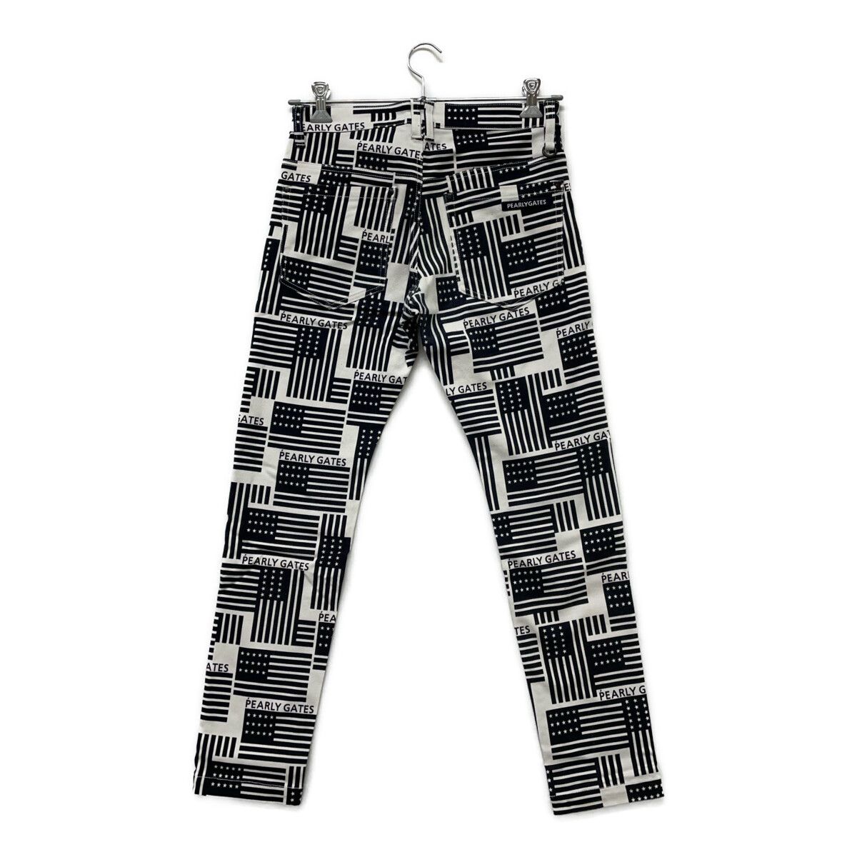 中古 メンズ パーリーゲイツ PEARLY GATES パンツ 3(S) 紺×白 ネイビー