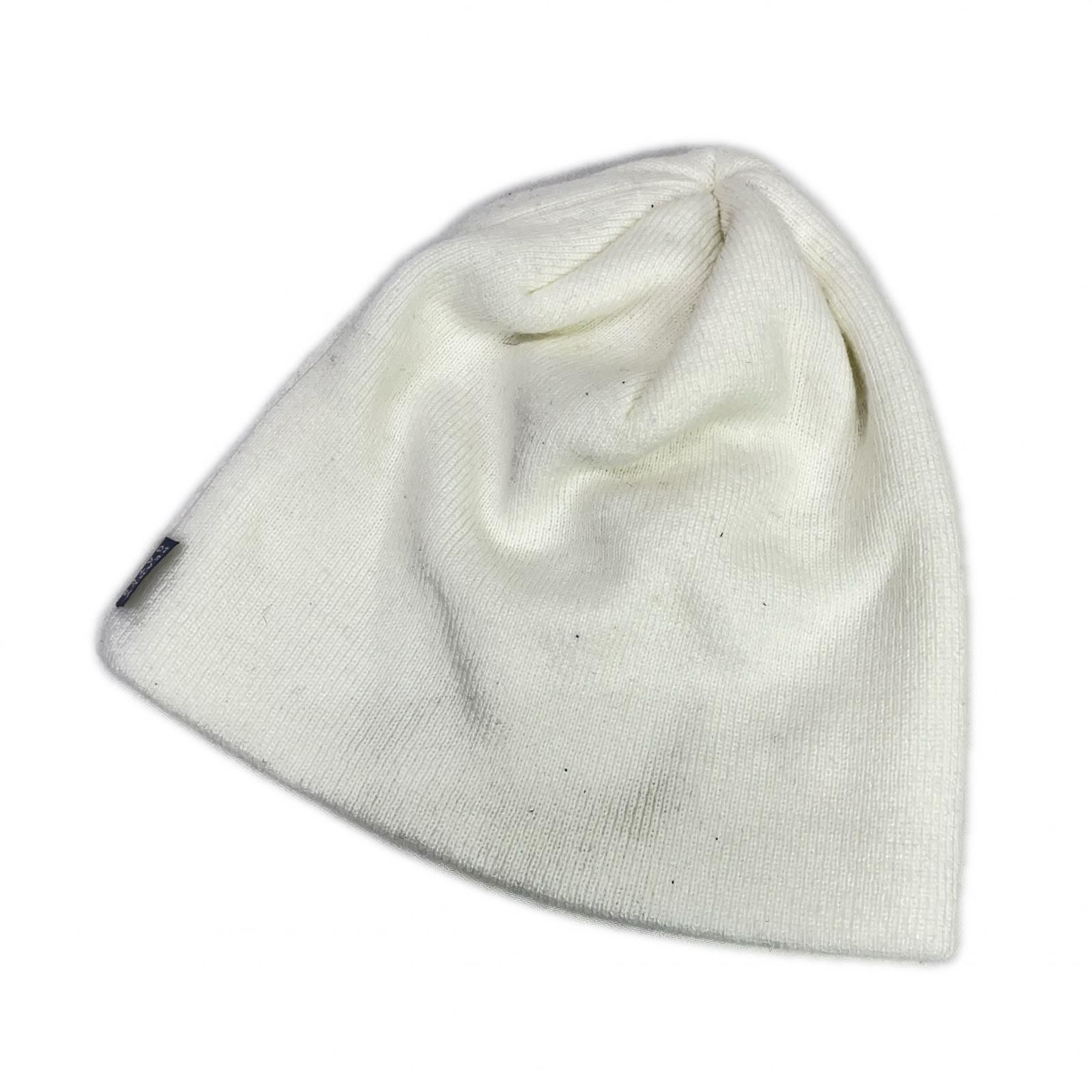 中古 パーリーゲイツ PEARLY GATES ニット帽 フリー 白 ホワイト