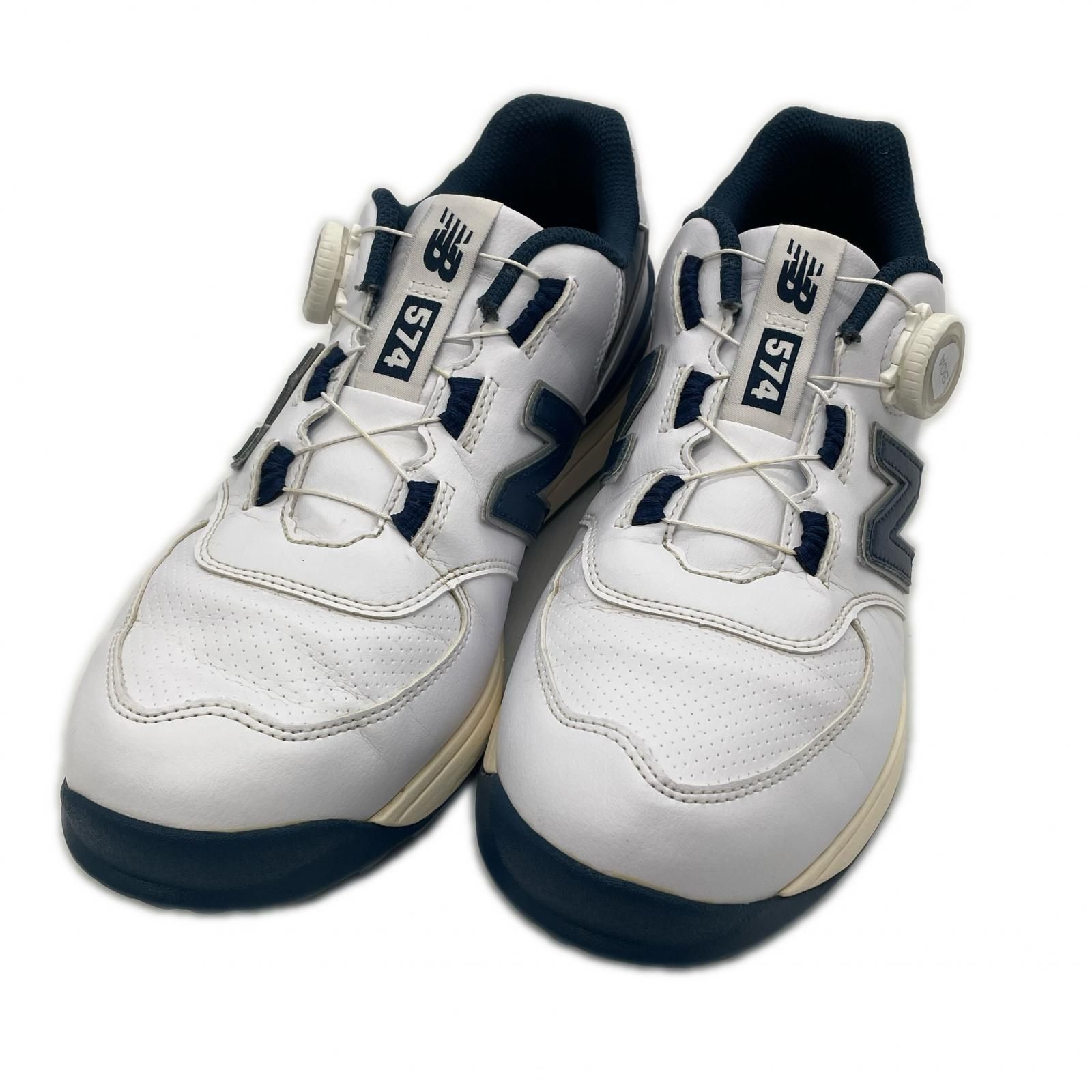 中古 ニューバランスゴルフ New Balance golf ゴルフシューズ 27cm 白