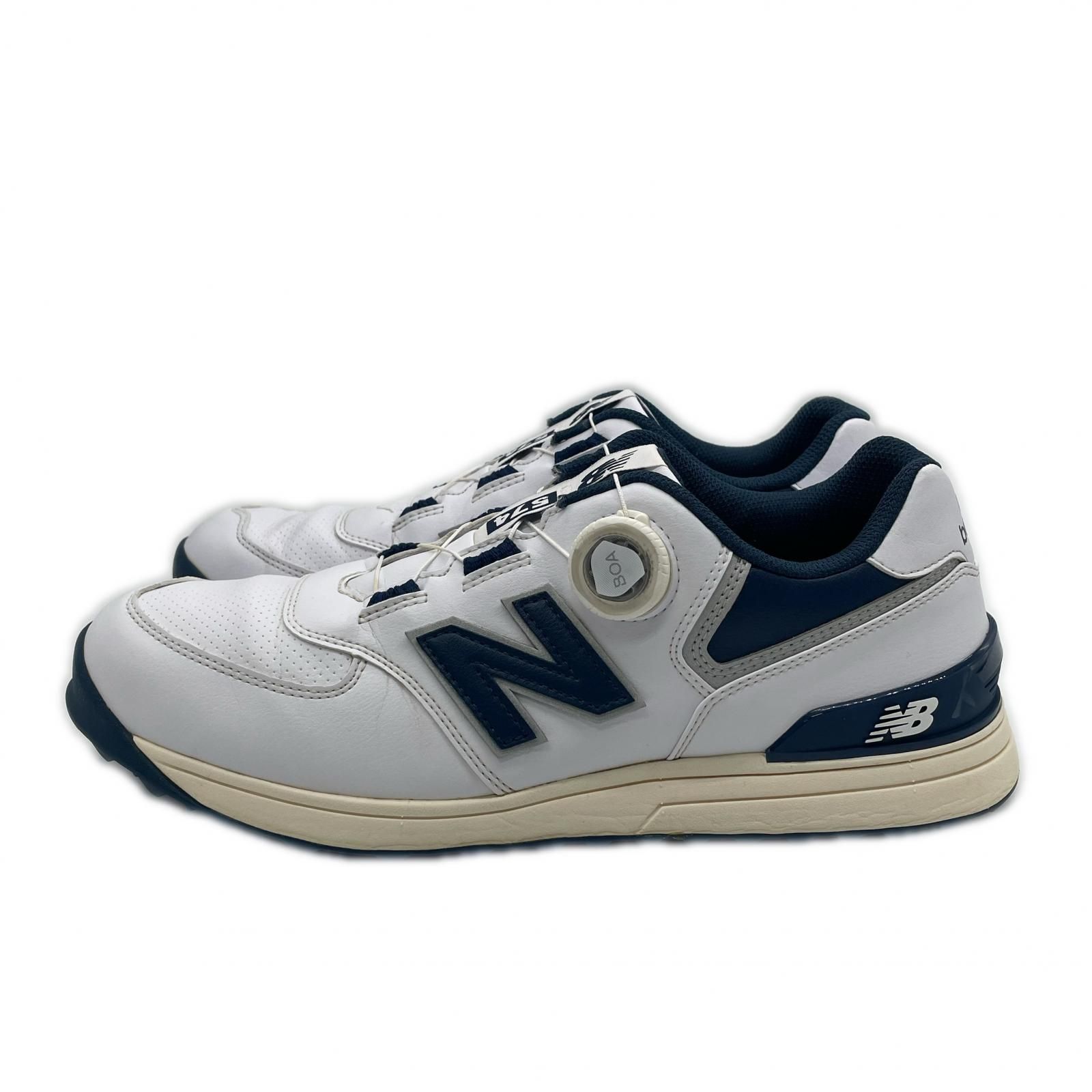 中古 ニューバランスゴルフ New Balance golf ゴルフシューズ 27cm 白