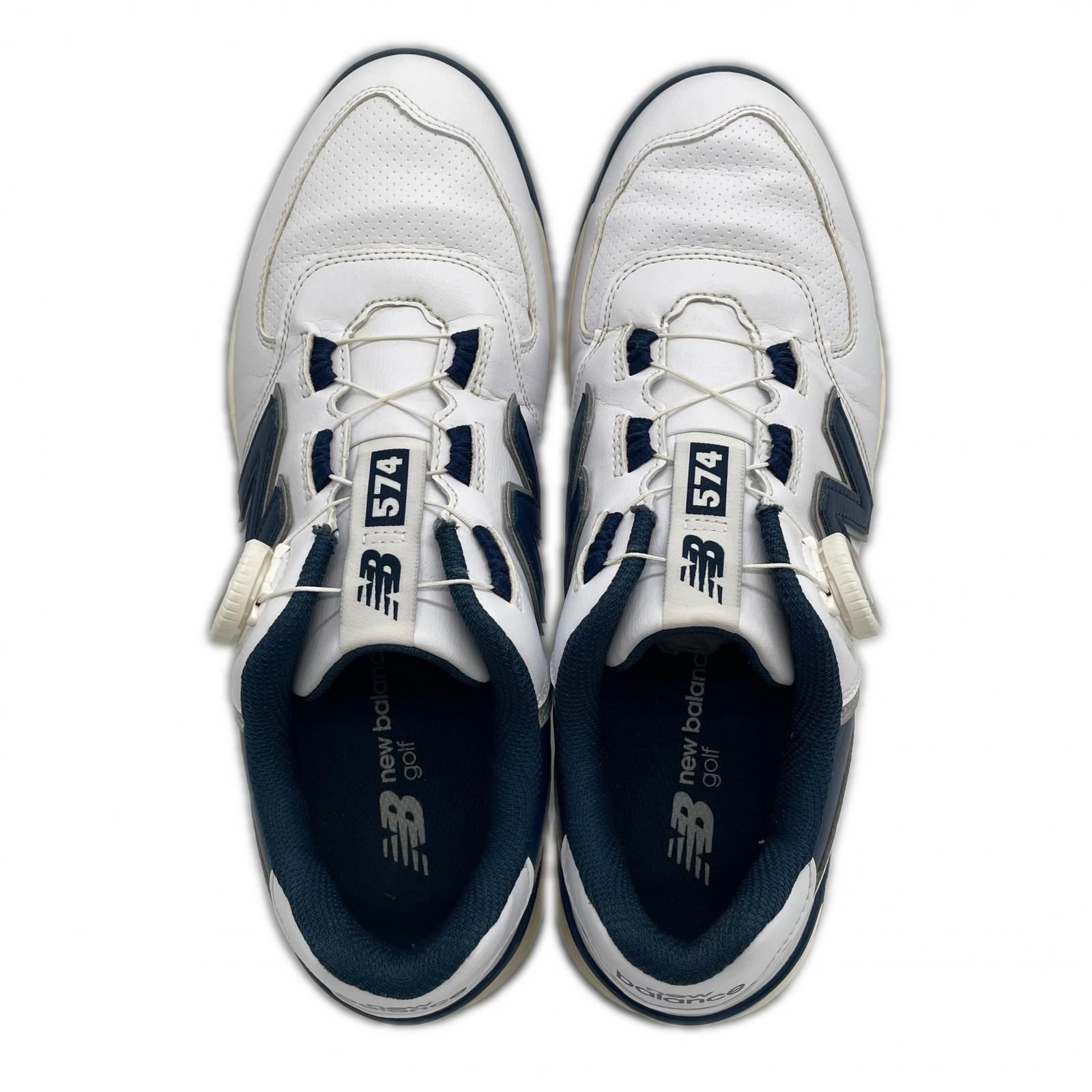 中古 ニューバランスゴルフ New Balance golf ゴルフシューズ 27cm 白