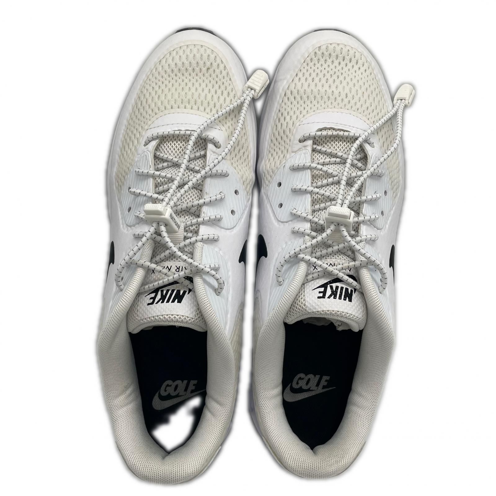 中古 ナイキ NIKE ゴルフシューズ 27cm ホワイト×ブラック エア