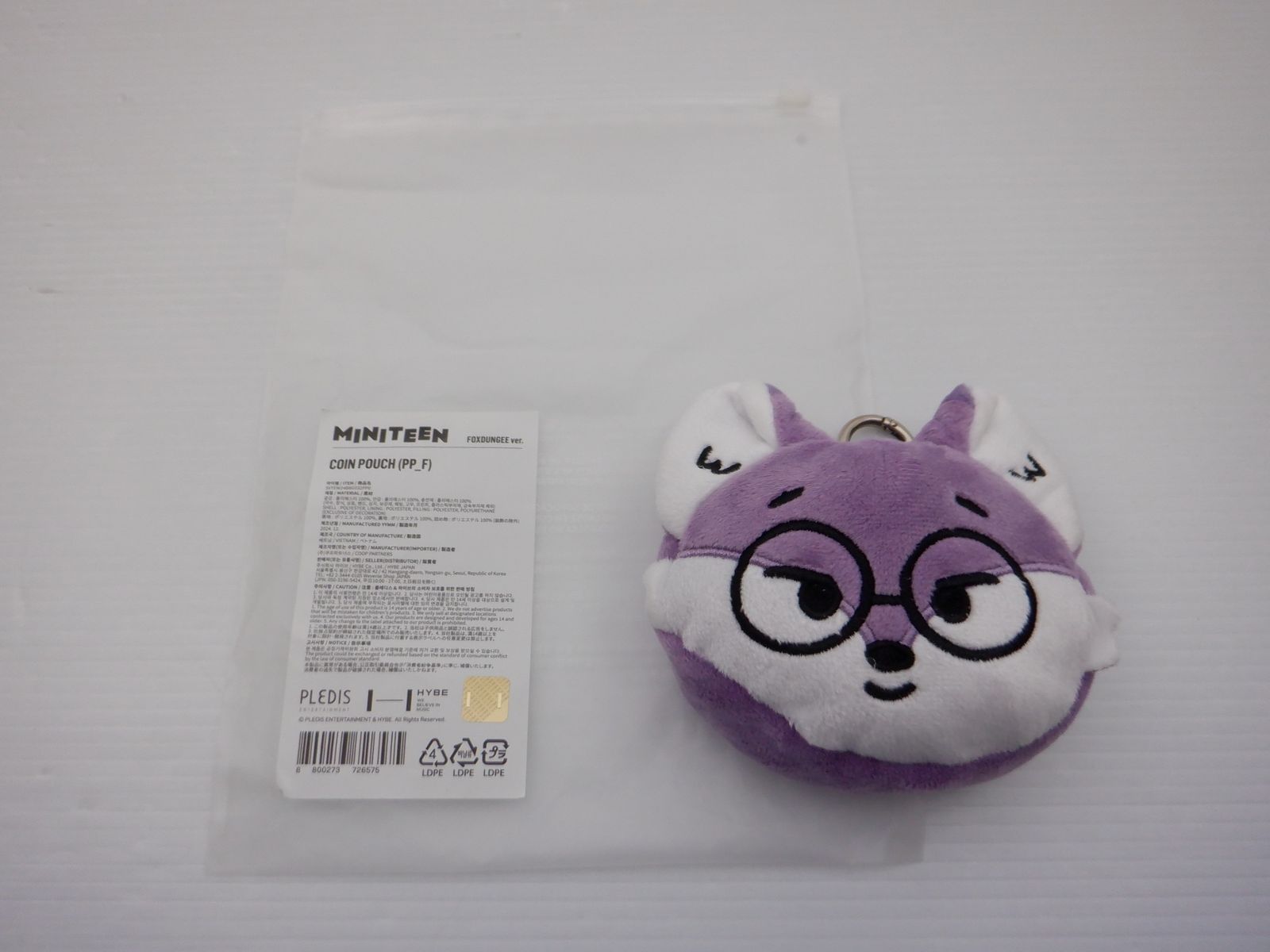 SEVENTEEN WONWOO ポーチ MINITEEN COIN POUCH FOXDUNGEE ver. コイン