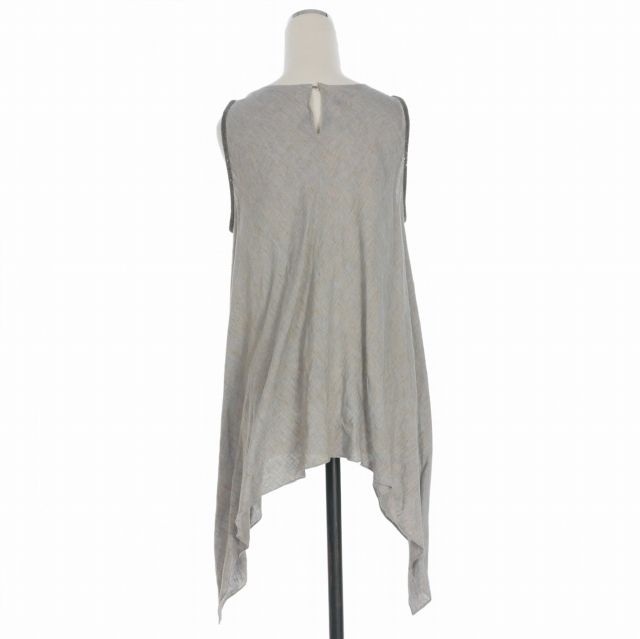 ファビアナフィリッピ FABIANA FILIPPI ノースリーブワンピース グレー