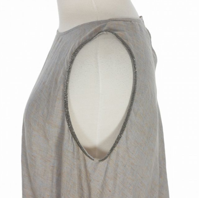 ファビアナフィリッピ FABIANA FILIPPI ノースリーブワンピース グレー