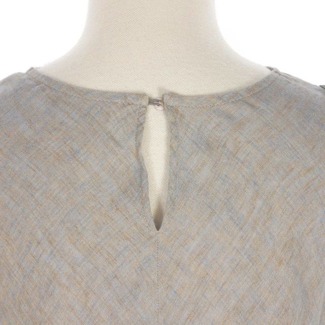 ファビアナフィリッピ FABIANA FILIPPI ノースリーブワンピース グレー