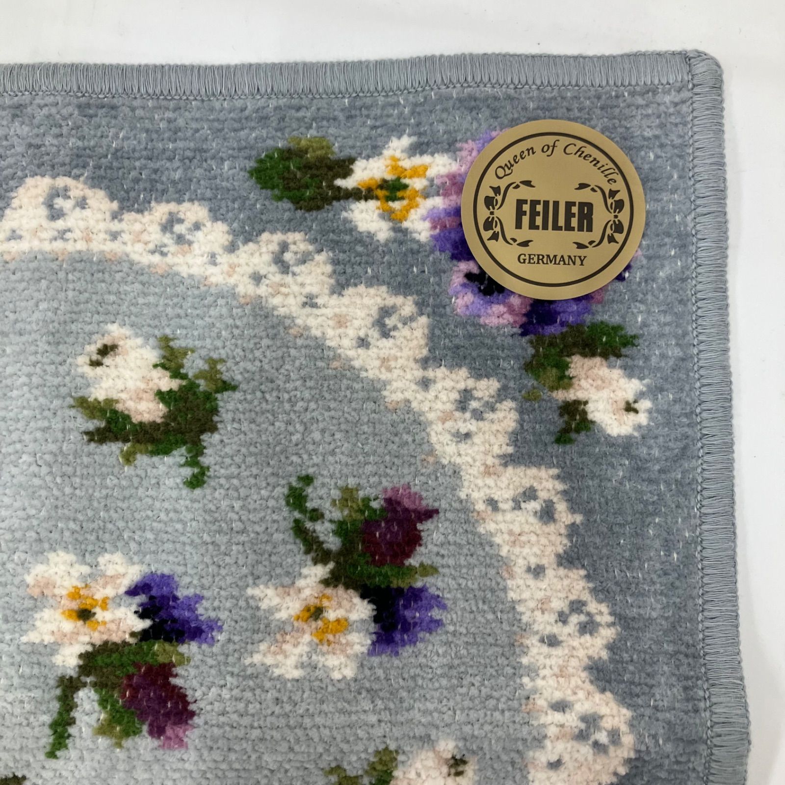 8969 FEILER フェイラー ハンカチ ナイツドリーム ライトグレー グレー