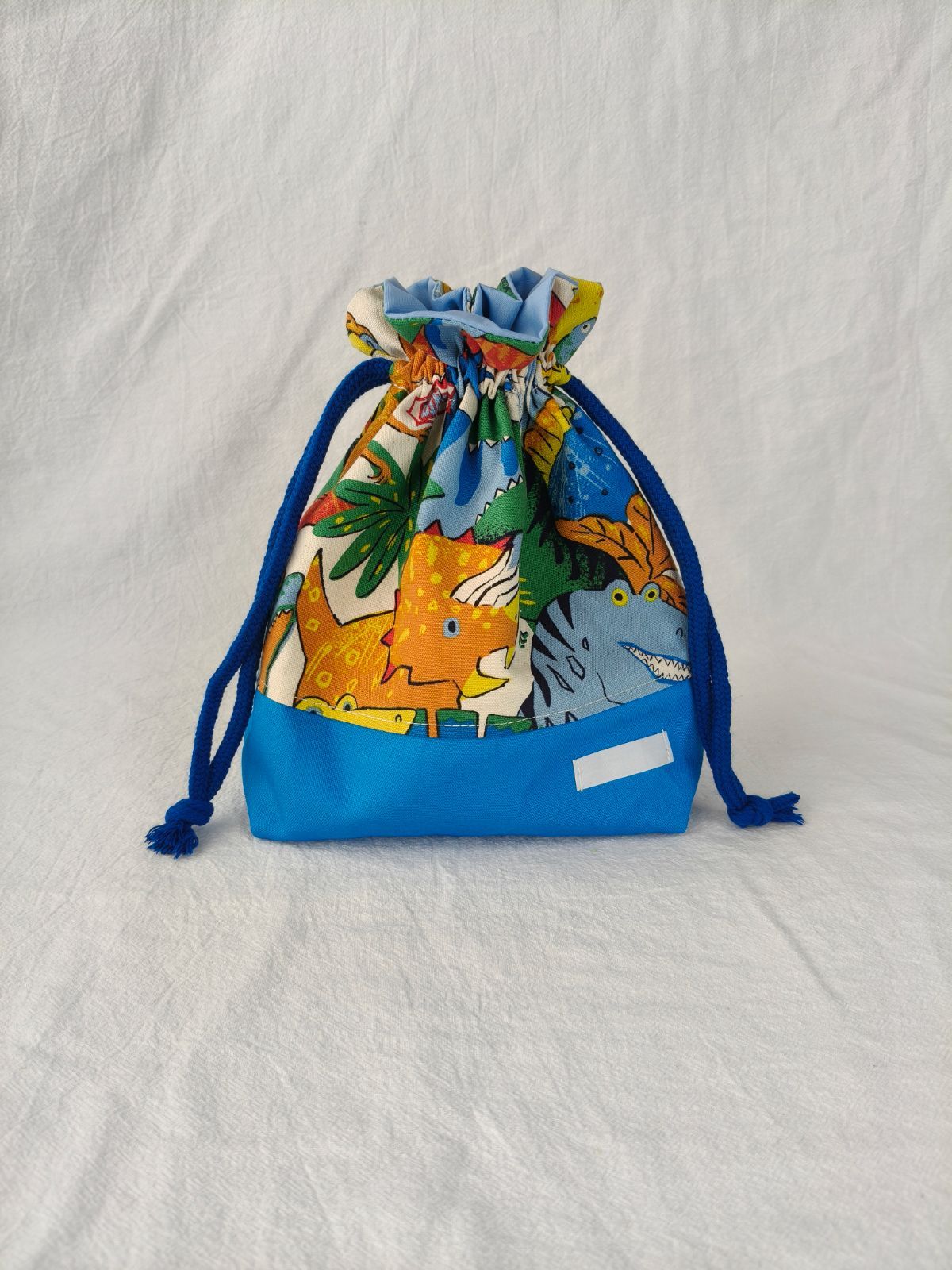 新作☆ カラフルダイナソーのコップ袋とランチョンマットのセット