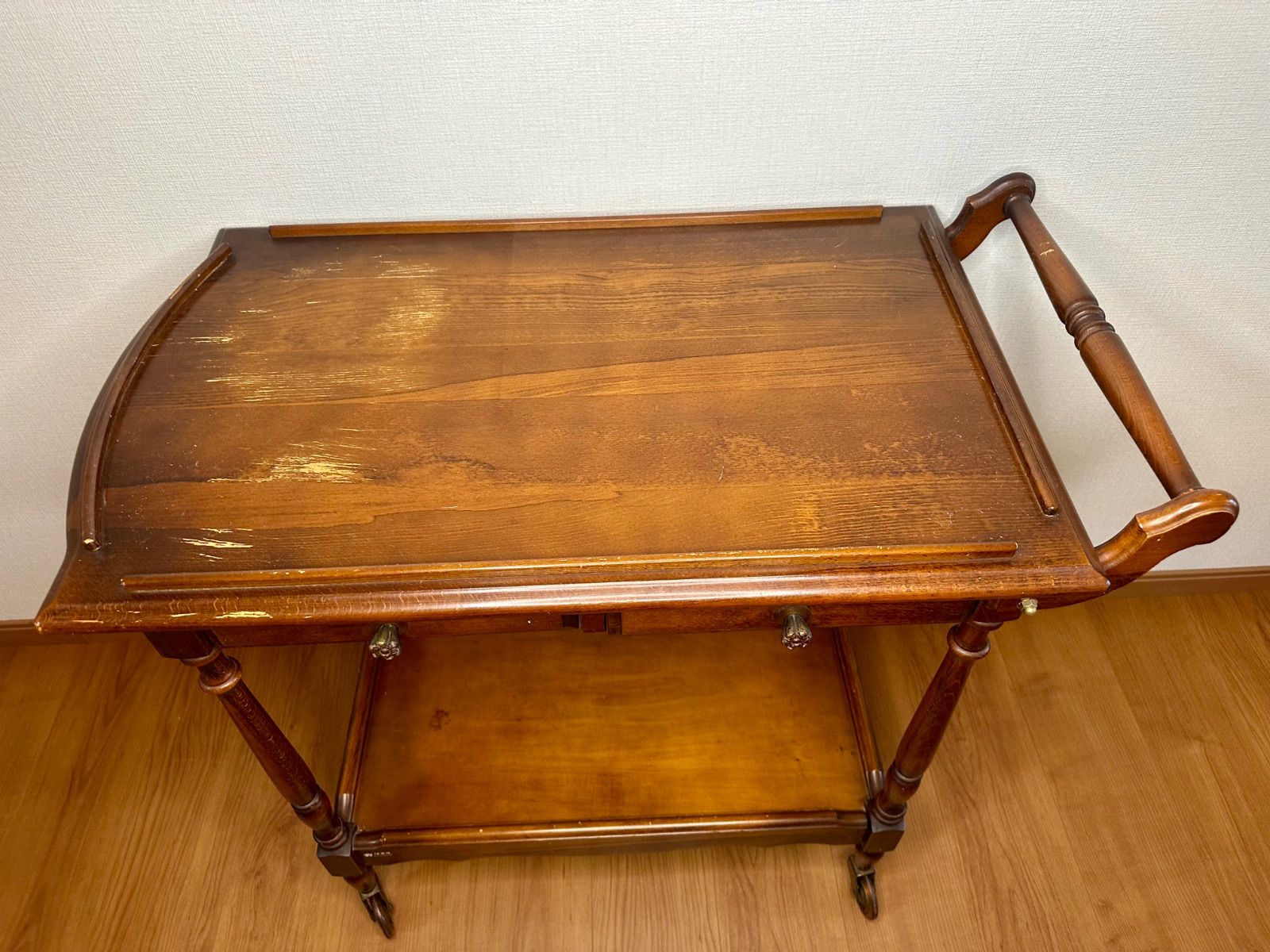 Ponyo 専用　カリモク家具 コロニアル キッチンワゴン　オールドカリモク Ponyo 専用 カリモク家具 コロニアル キッチンワゴン オールドカリモク