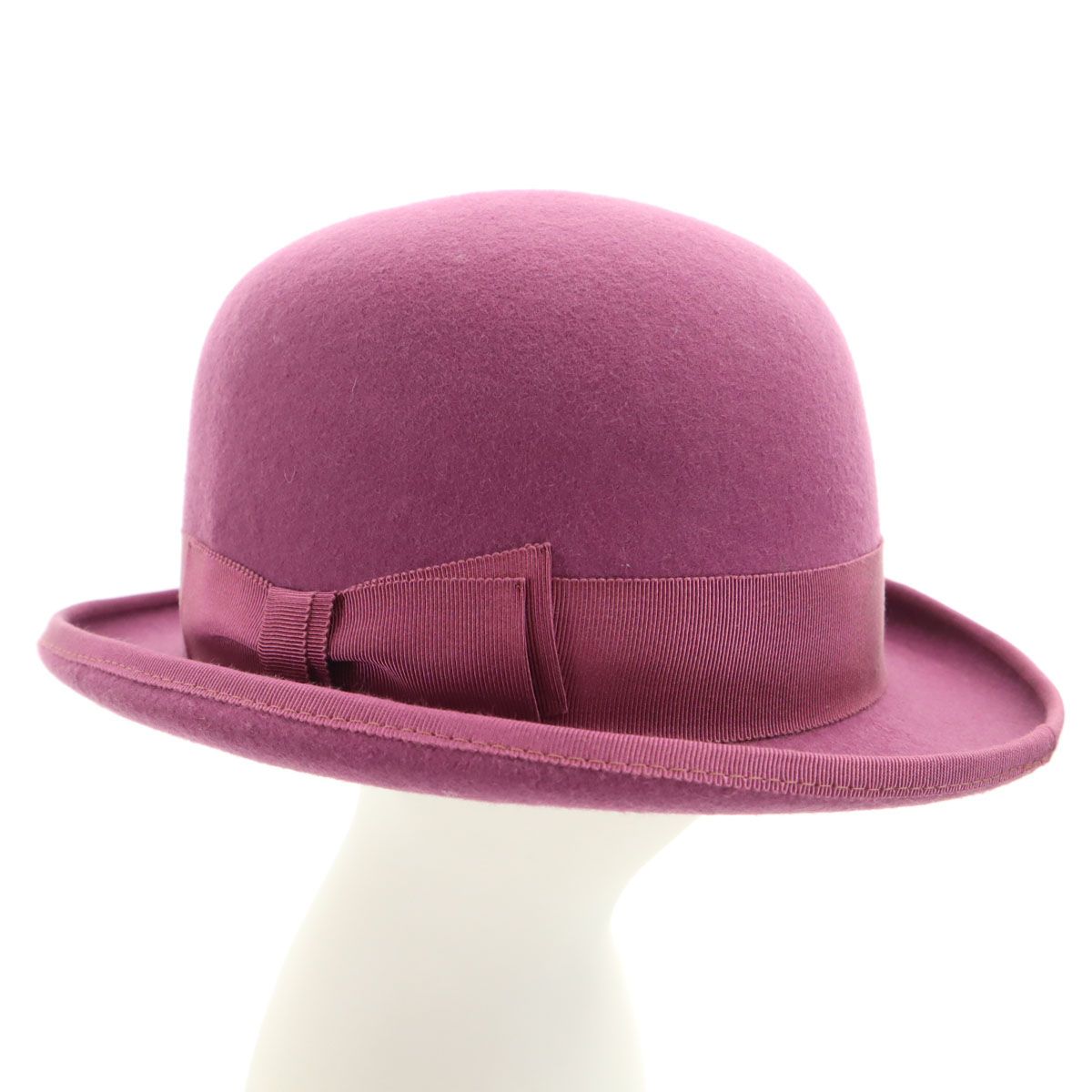 美品 KNOX ノックス CA4LA カシラ別注 ウール ハット 57cm パープル