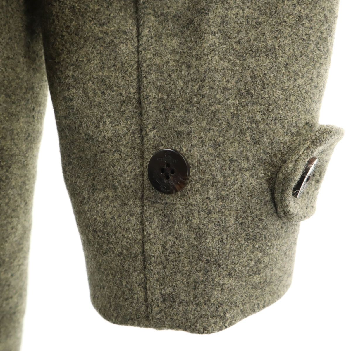Brooks Brothers ブルックスブラザーズ MOON社 ピーコート S グレー P