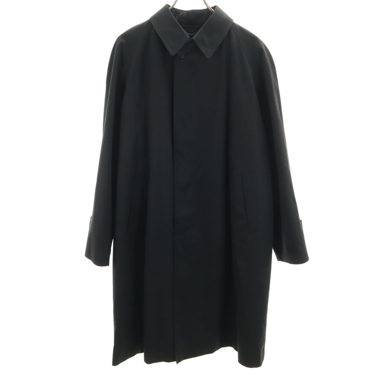 【美品】 REGAL リーガル ステンカラーコート LL ブラック ライナー付 REGAL リーガル ステンカラーコート A4 ブラック ライナー付き メンズ