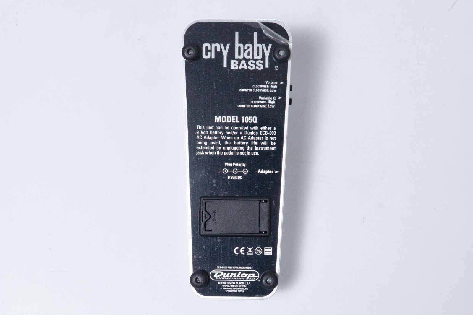 used】JIM DUNLOP / CBM105Q CRY BABY BASS WAH【GIB横浜】 - メルカリ