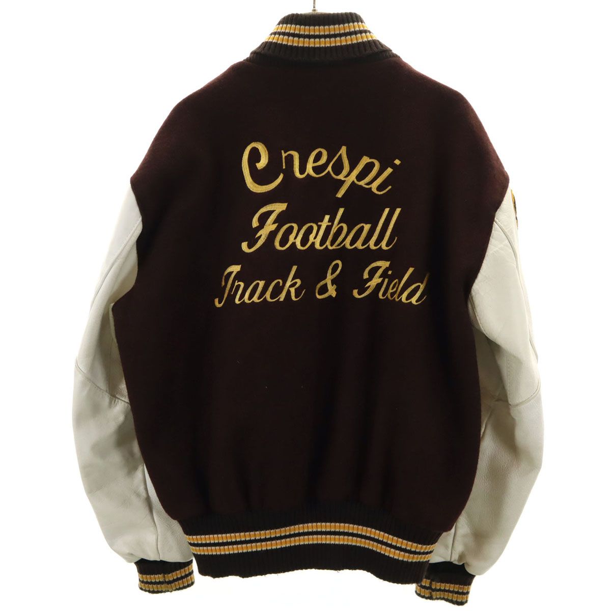 DeLONG デロング 90s オールド レタードワッペン スタジャン L