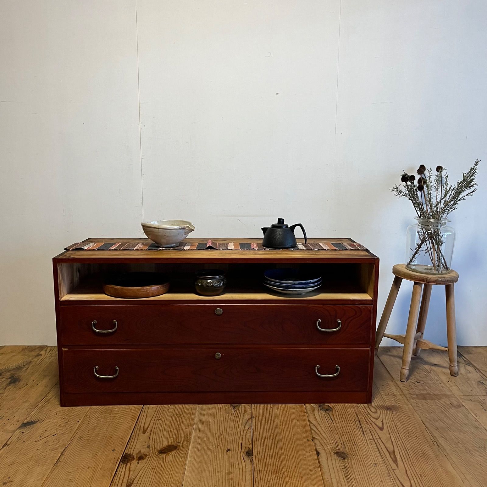 特別価格】アンティーク チェスト 箪笥 ローボード ローテーブル
