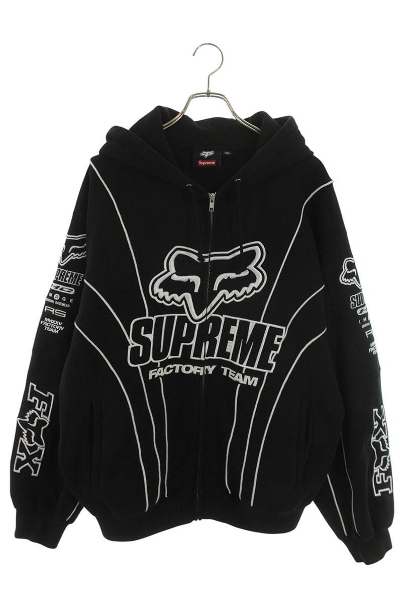 シュプリーム 25AW Fox Racing Zip Up Hooded Sweatshirt フォックス