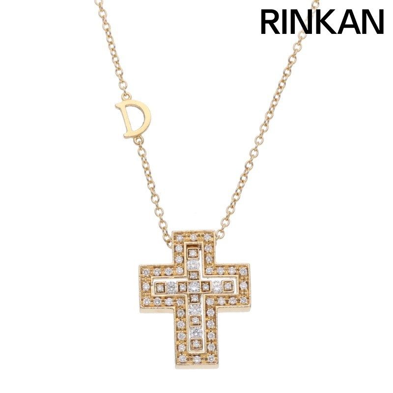 ダミアーニ ベルエポックXS K18YGダイヤクロスネックレスネックレス