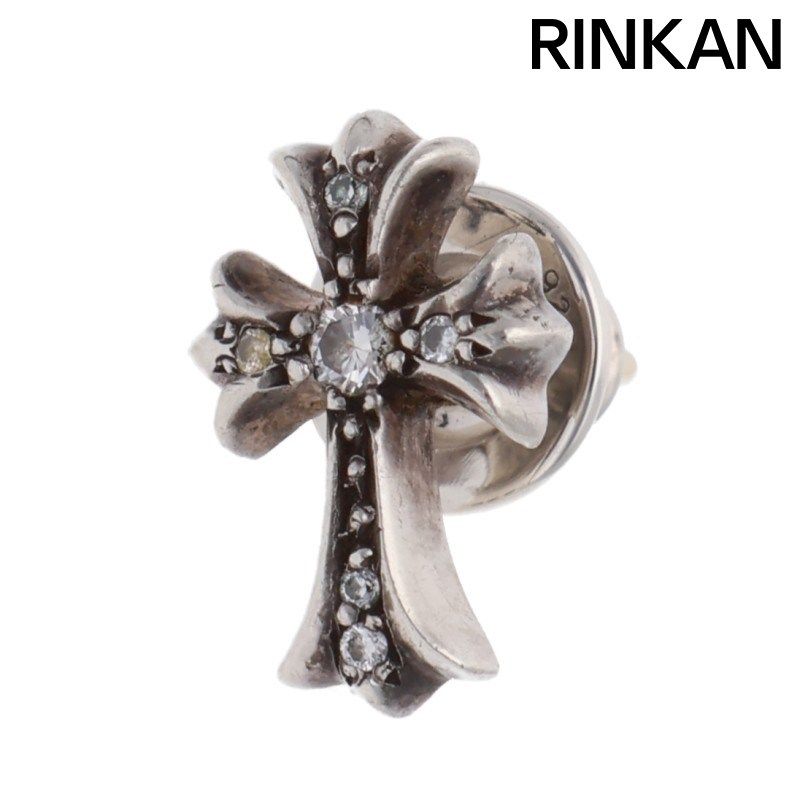 クロムハーツ CH CRS 2 FAT P/DIA/CHクロスファットスタッド PAVE